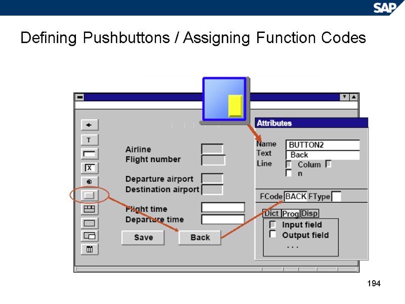 194 Defining Pushbuttons / Assigning Function Codes